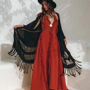 Black cape, aya sacred wear